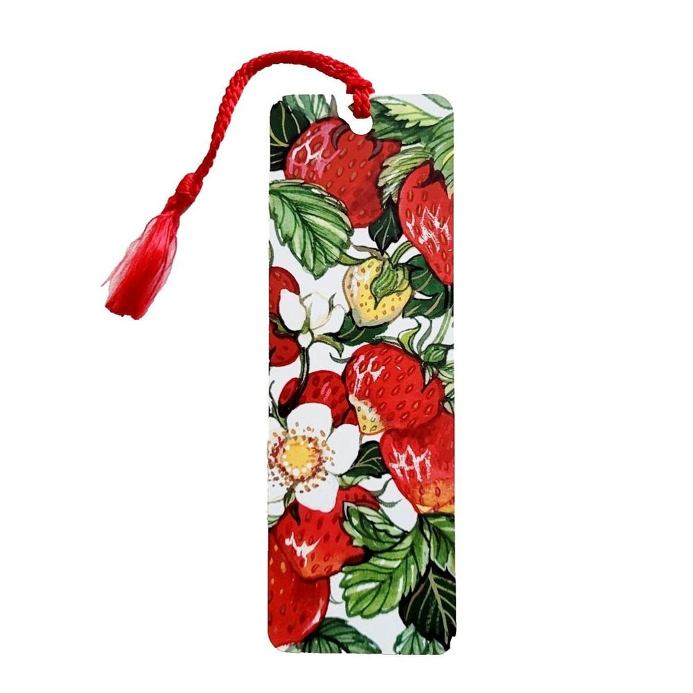 Vintage Strawberry Bookmark 90s/Y2K, Fruit of Spirit Scripture Dicksons BKM-1054